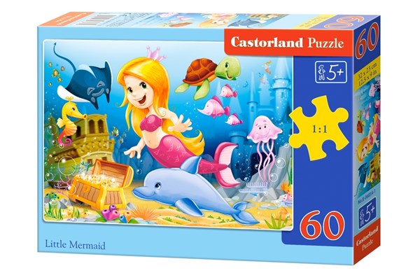 Castorland (B-06854) - "Little Mermaid" - 60 pièces