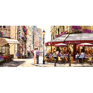 Castorland (B-060085) - Richard Macneil: "Lovers in Paris" - 600 pièces
