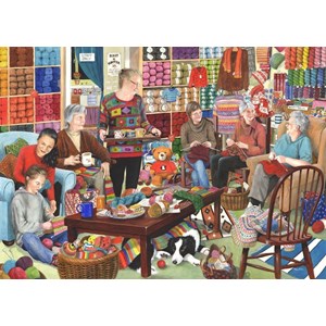 The House of Puzzles (3220) - "Knit & Natter" - 1000 pièces