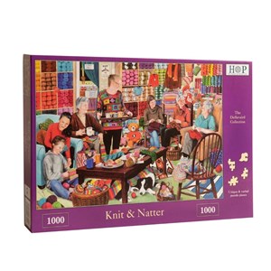 The House of Puzzles (3220) - "Knit & Natter" - 1000 pièces
