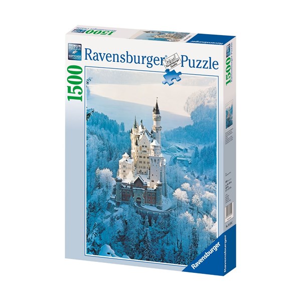 Ravensburger (16219) - "Hiver à Neuschwanstein" - 1500 pièces