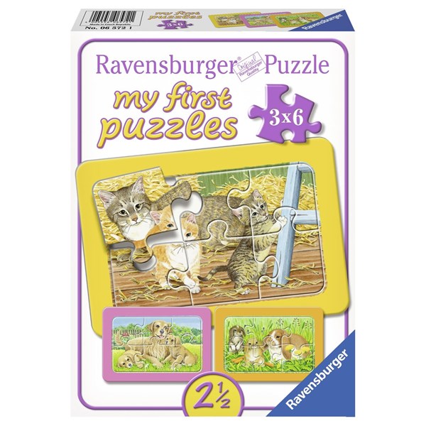 Ravensburger (06572) - "Chats et Chiens" - 6 pièces