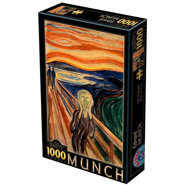 D-Toys (72832-MU01) - Edvard Munch: "Le Cri" - 1000 pièces