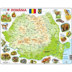 Larsen (K67) - "Carte de la Roumanie (en Roumain)" - 68 pièces