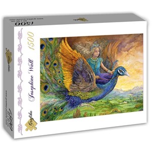Grafika (T-00275) - Josephine Wall: "Peacock Princess" - 1500 pièces