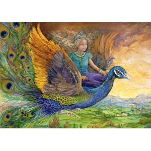 Grafika (T-00275) - Josephine Wall: "Peacock Princess" - 1500 pièces