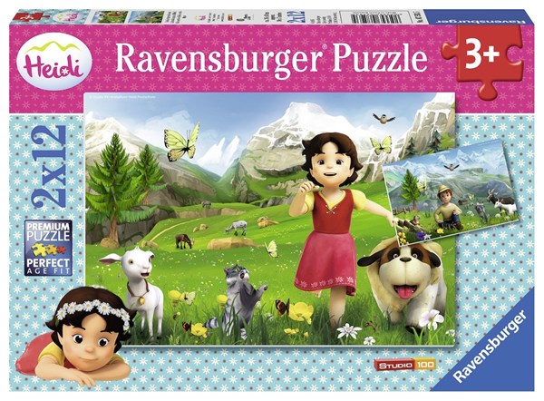 Ravensburger (07593) - "Heidi" - 12 pièces