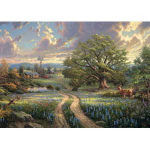 Schmidt Spiele (58461) - Thomas Kinkade: "Résidence champêtre" - 1000 pièces