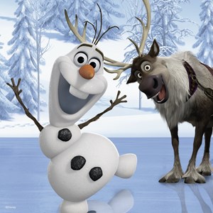 Ravensburger (07276) - "La Reine des Neiges" - 25 36 49 pièces