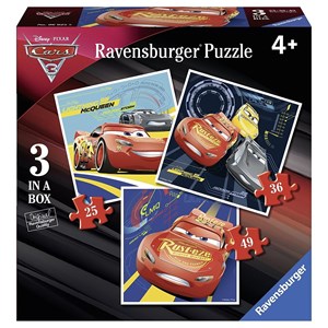 Ravensburger (06925) - "Cars 3" - 25 36 49 pièces