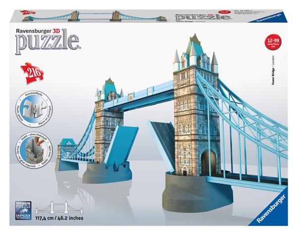 Ravensburger (12559) - "Tower Bridge, Londres" - 216 pièces