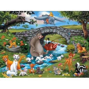 Ravensburger (10947) - "La famille d'animal friends" - 100 pièces