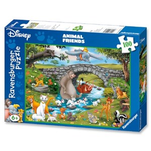Ravensburger (10947) - "La famille d'animal friends" - 100 pièces