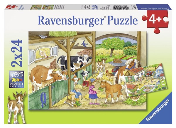 Ravensburger (09195) - "Journée à la Ferme" - 24 pièces