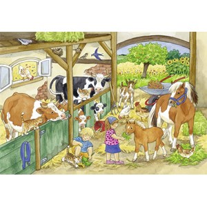 Ravensburger (09195) - "Journée à la Ferme" - 24 pièces