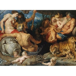 Piatnik (547645) - Peter Paul Rubens: "Les Quatre Continents" - 1000 pièces