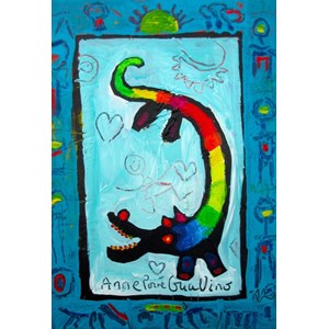 Grafika Kids (01739) - Anne Poire, Patrick Guallino: "Loup Heureux" - 12 pièces