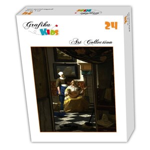 Grafika Kids (00156) - Johannes Vermeer: "La lettre d'amour, 1669-1670" - 24 pièces