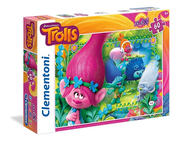 Clementoni (26586) - "Trolls" - 60 pièces