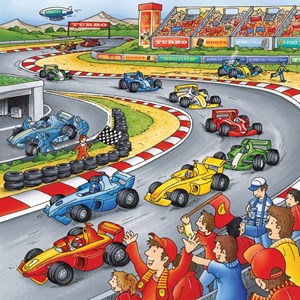 Ravensburger (09273) - "Sur la route et dans les airs" - 49 pièces