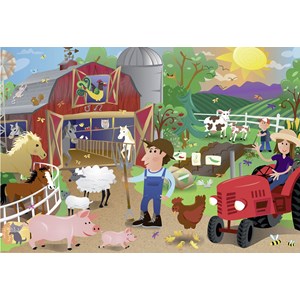 Ravensburger (05285) - Karen Rossi: "Farm Mania" - 24 pièces