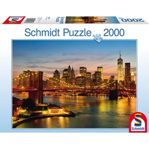 Schmidt Spiele (58189) - "New York" - 2000 pièces