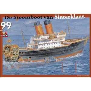 PuzzelMan (122) - "The Steamboat" - 99 pièces