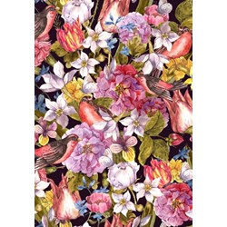 Grafika Kids (01174) - "Vintage Flowers and Birds" - 100 pièces