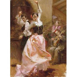 Art Puzzle (4600) - Pino Daeni: "Dancing in Barcelona" - 1500 pièces