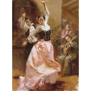 Art Puzzle (4600) - Pino Daeni: "Dancing in Barcelona" - 1500 pièces
