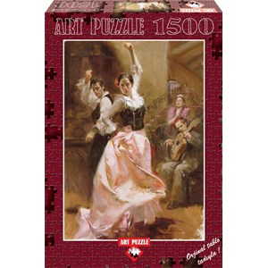 Art Puzzle (4600) - Pino Daeni: "Dancing in Barcelona" - 1500 pièces