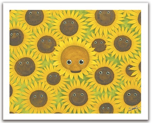 Pintoo (H1053) - "Ours cool avec des tournesols" - 500 pièces