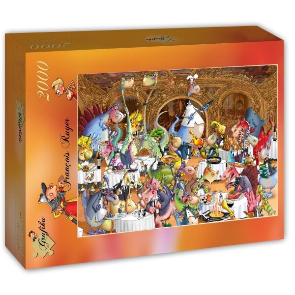 Grafika (T-00492) - François Ruyer: "Restaurant" - 2000 pièces