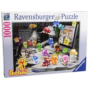 Ravensburger (19150) - "At Night in The Office" - 1000 pièces