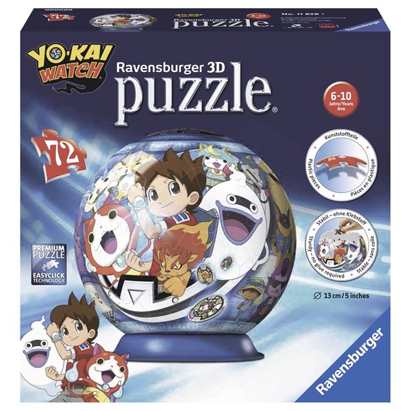 Ravensburger (11828) - "Yo-Kai Watch" - 72 pièces