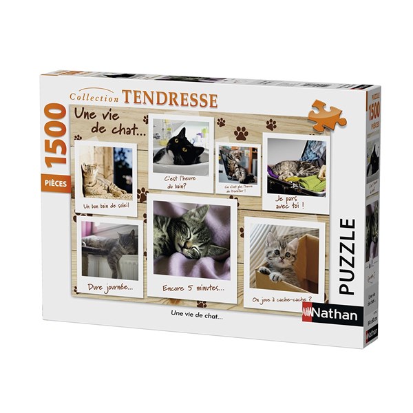 Nathan (87778) - "Une Vie de Chat" - 1500 pièces