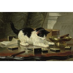Grafika Kids (00282) - Henriette Ronner-Knip: "Jeu de Chaton" - 100 pièces