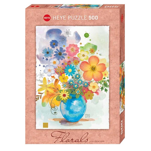 Heye (29663) - Jane Crowther: "Blue Vase" - 500 pièces