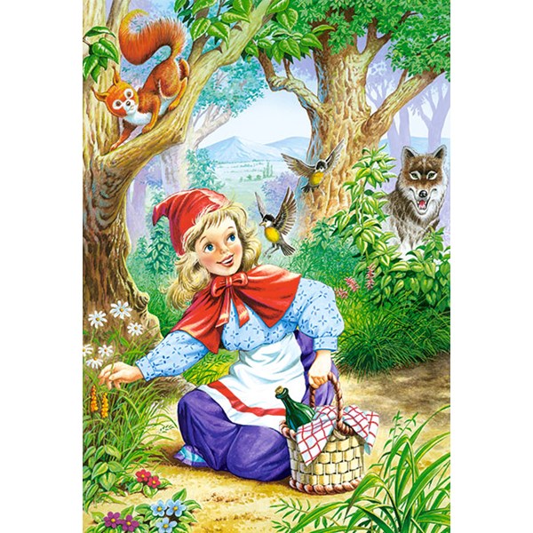 Castorland (B-06625) - "Le Petit Chaperon Rouge" - 60 pièces