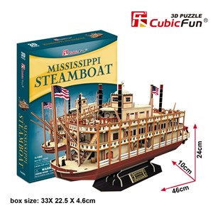 Cubic Fun (T4026h) - "Bateau à Vapeur du Mississipi" - 142 pièces