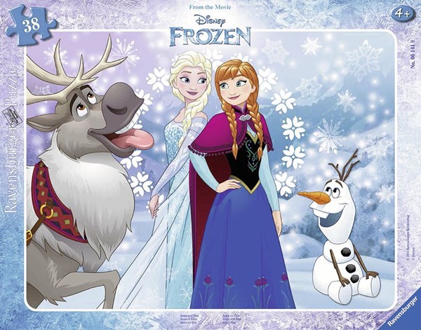 Ravensburger (06141) - "Frame Jigsaw Puzzle - Frozen" - 38 pièces