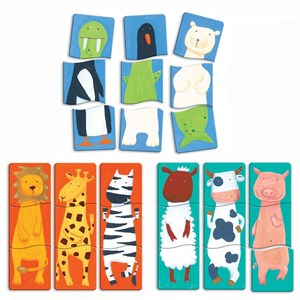 Djeco (01551) - "Drôles d'animaux" - 3 pièces