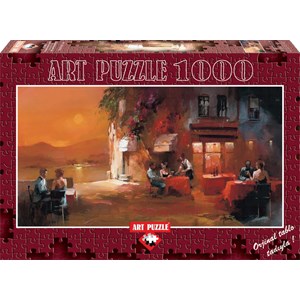 Art Puzzle (4316) - Willem Haenraets: "Dîner à Deux" - 1000 pièces