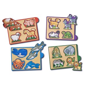 Melissa and Doug (4790) - "Animals" - 4 pièces