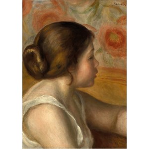 Grafika (01904) - Pierre-Auguste Renoir: "Tête de Jeune Fille, 1890" - 1000 pièces