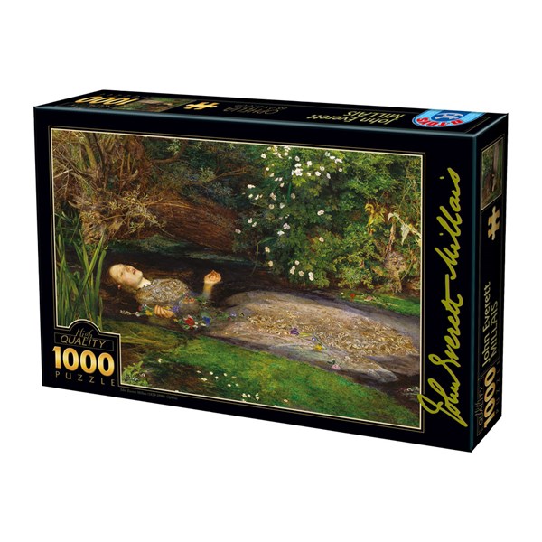 D-Toys (73815-1) - John Everett Millais: "Ophelia" - 1000 pièces