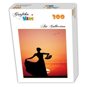 Grafika Kids (00389) - "Flamenco at Sunset" - 300 pièces