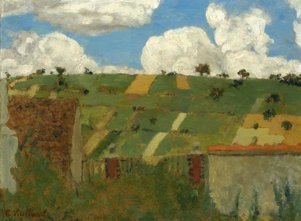 Grafika (01812) - Edouard Vuillard: "Paysage d'Ile de France, 1894" - 2000 pièces