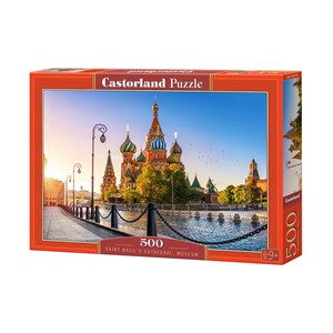 Castorland (B-52714) - "Cathédrale Saint-Basile, Moscou" - 500 pièces