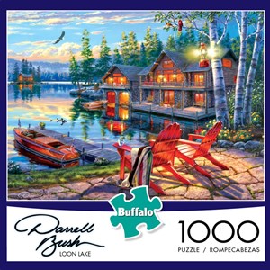 Buffalo Games (11241) - Darrell Bush: "Loon Lake" - 1000 pièces